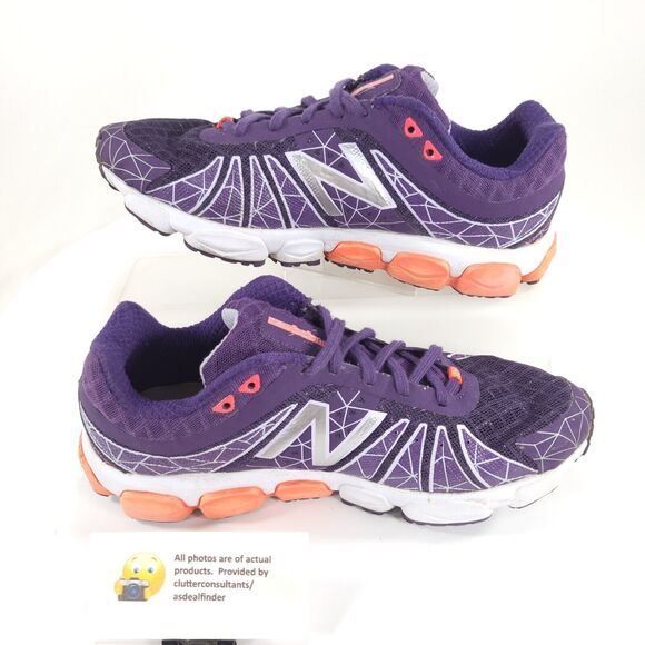 New Balance 890 V4 Athletic Lace Up Running Shoe Womens Size 8 W890PL4 Purple - Picture 4 of 9